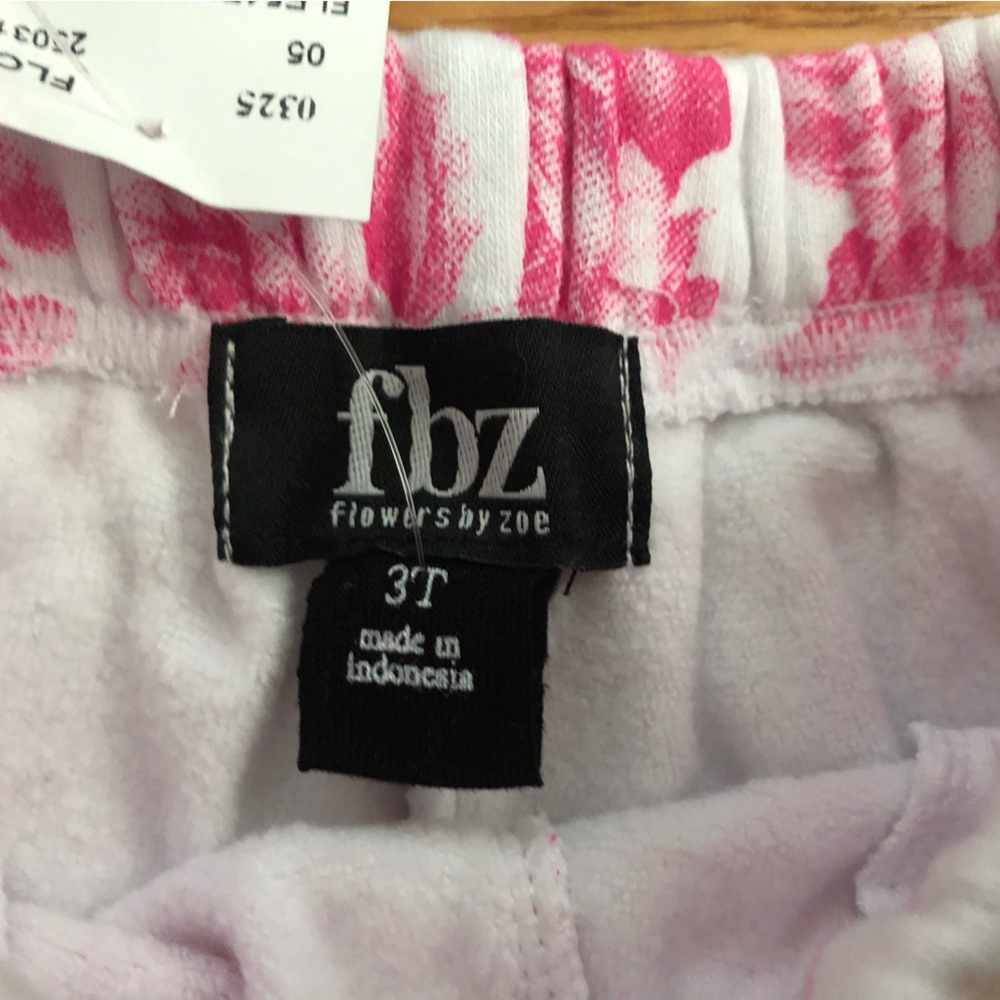 Flowers By Zoe (fbz) White & Pink Floral Shorts - Picture 7 of 10